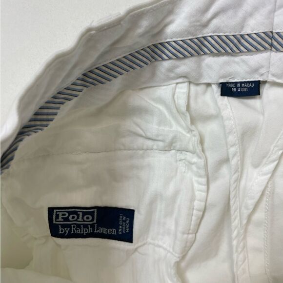 Polo Ralph Lauren Lobster Art Print Chino Pants Men 34 x 32 White - Picture 5 of 8